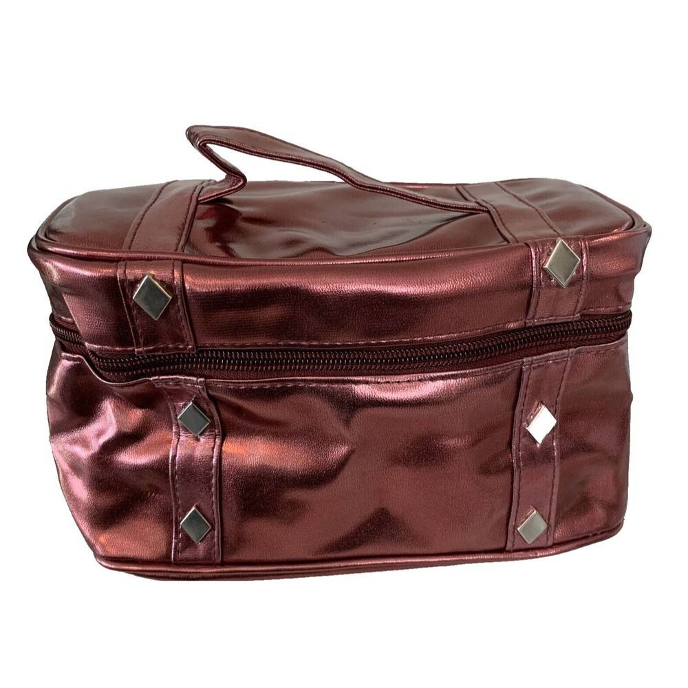 Vintage Cosmetic Case New in Pack 5"x7.5" Faux Leather VTG 2008